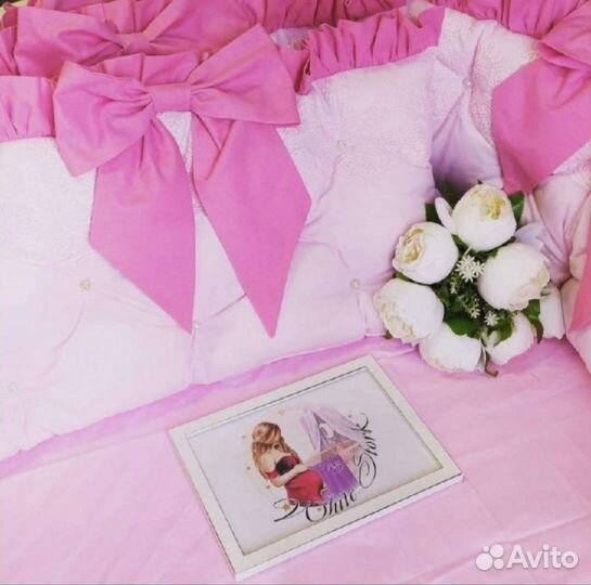 Балдахин и бортики в кроватку