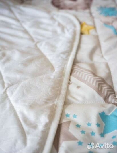 Покрывало детское стеганое одеяло плед 105*140