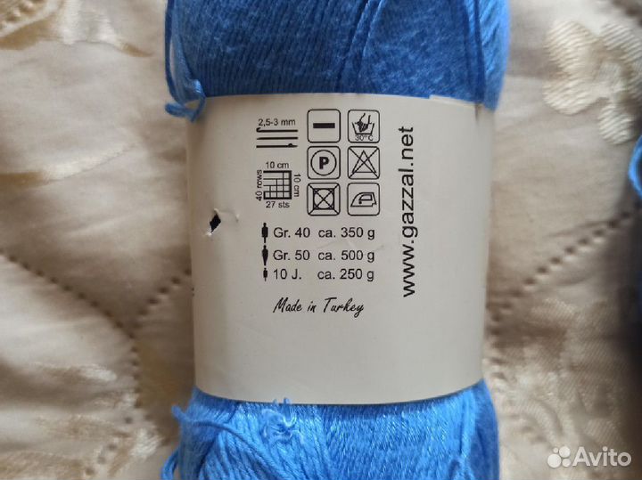 Пряжа для вязания вискоза и хлопок