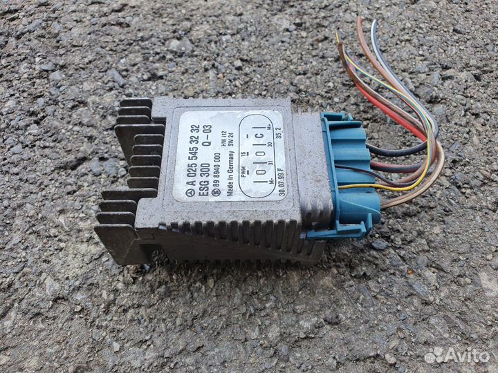 Блок управления вентилятором Mercedes W168 W210