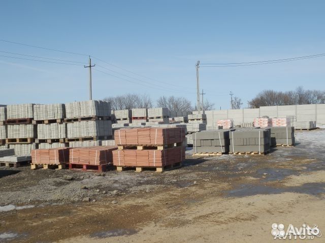 Тротуарная плитка, бордюры, Ж/Б кольца, цемент