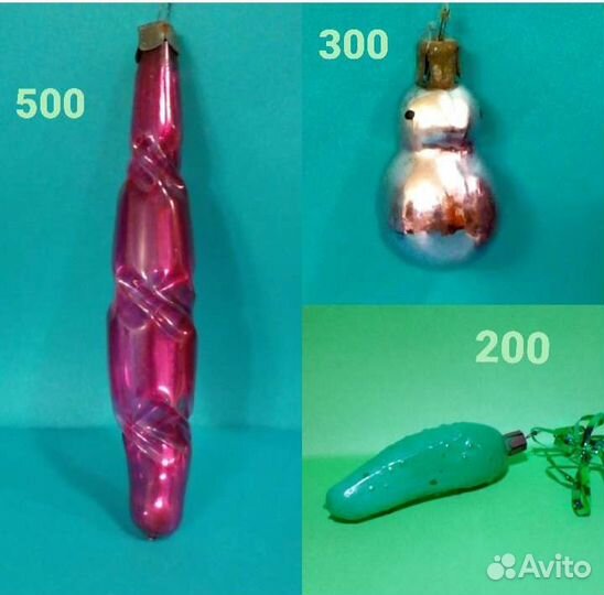 Ёлочные игрушки СССР