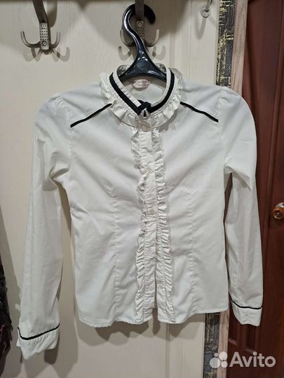 Рубашка школьная для девочки 152