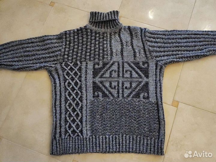 Мужской свитер,шерсть, Турция р.54
