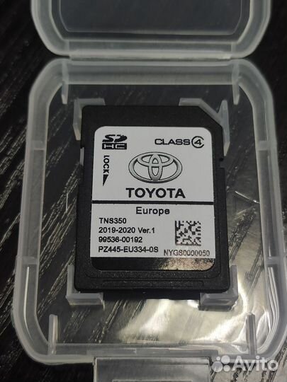 SD карта Toyota TNS 350 Россия и Европа 2020