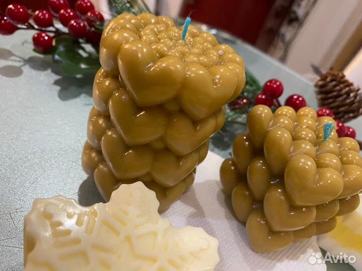 Свечи восковые ручной работы