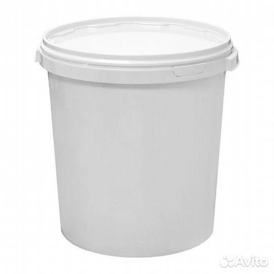 Ведро пластиковое с крышкой