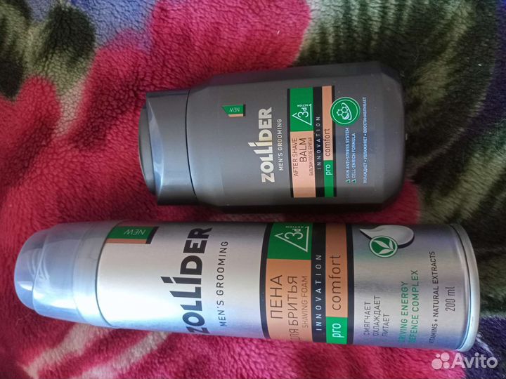 Пена для бритья и бальзам после бритья Zollider