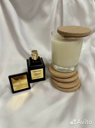 Ароматическая свеча ручной работы