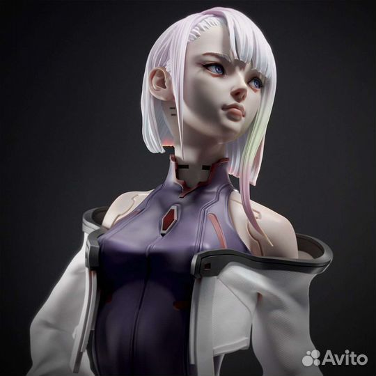Коллекционная аниме фигурка Люси, Киберпанк