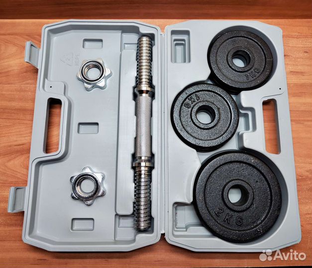 Гантель наборная в кейсе 10кг