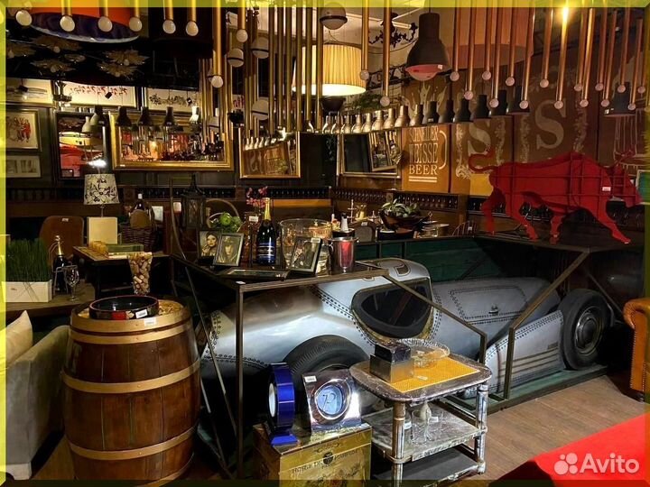 Свет и декор для кафе