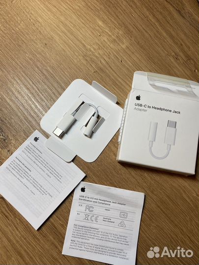 Переходник/адаптер для наушников Apple USB-C