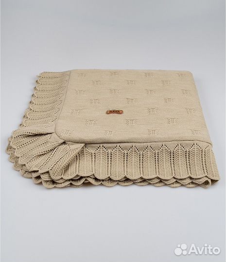 Плед вязаный