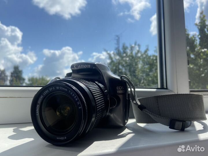 Зеркальный фотоаппарат canon eos 1100d