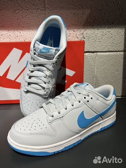 Кеды Nike Dunk Low Grey Blue