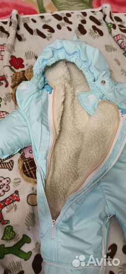 Зимний комбинезон 80 86 для мальчика и девочки