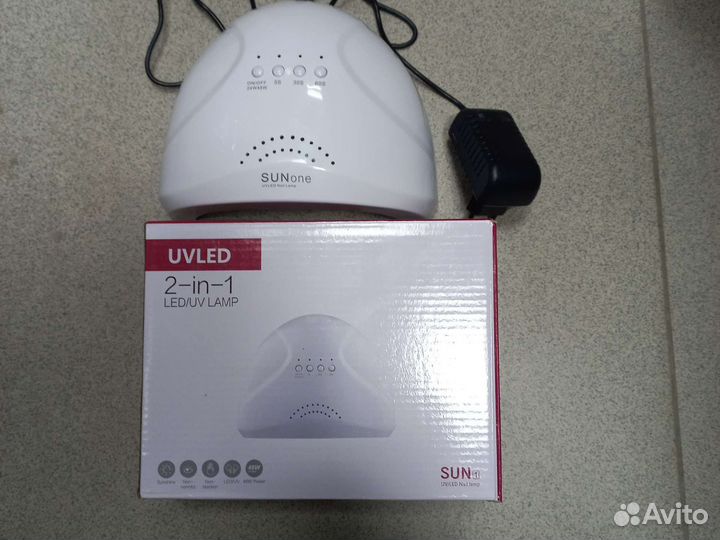 Лампа для ногтей новая