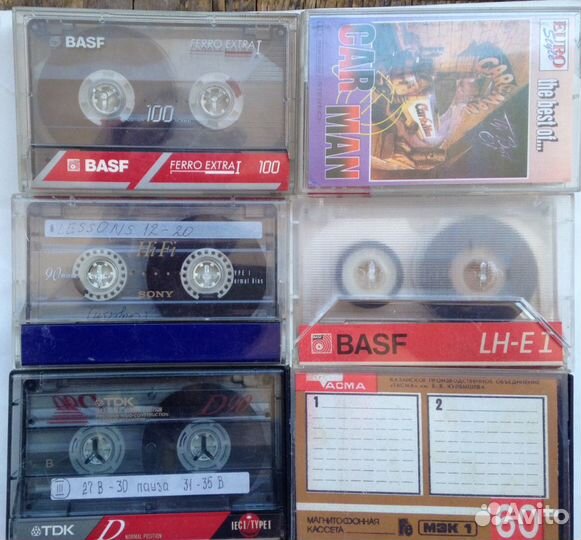 Аудиокассета компакт sony TDK maxell basf