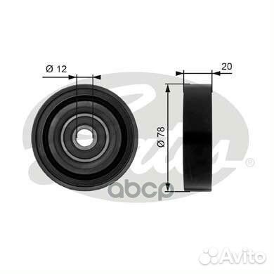 Ролик руч.ремня hyundai getz,accent,elantra