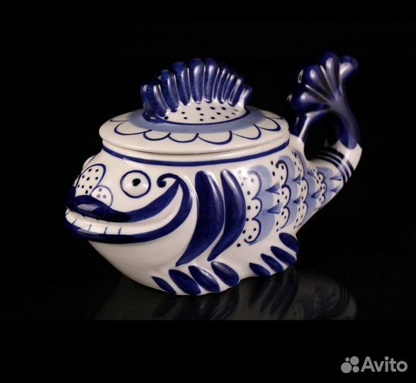 Посуда Гжель СССР 70-80года. Сахаринца, конфетница