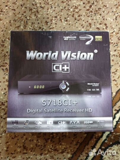 Спутниковый ресивер World Vision S718CI+
