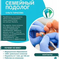 Подолог. Медицинский педикюр, Зеленоград