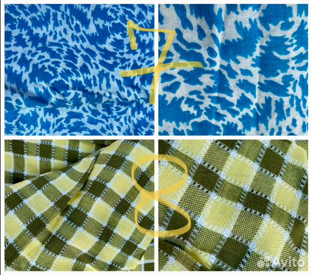 Ткань. Советская. Отрезы. Листайте фото