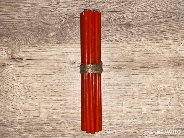 Свечи восковые цветные