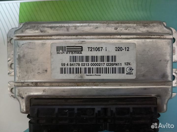 Блок управления двс ваз 2107, мозги 21067