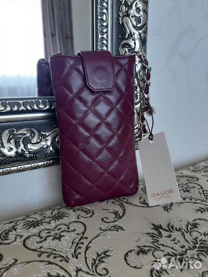 Сумка натуральная кожа gaude