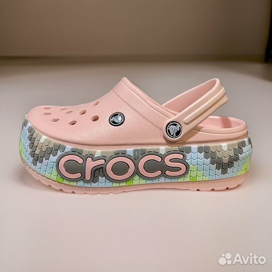 Crocs сабо женские на платформе