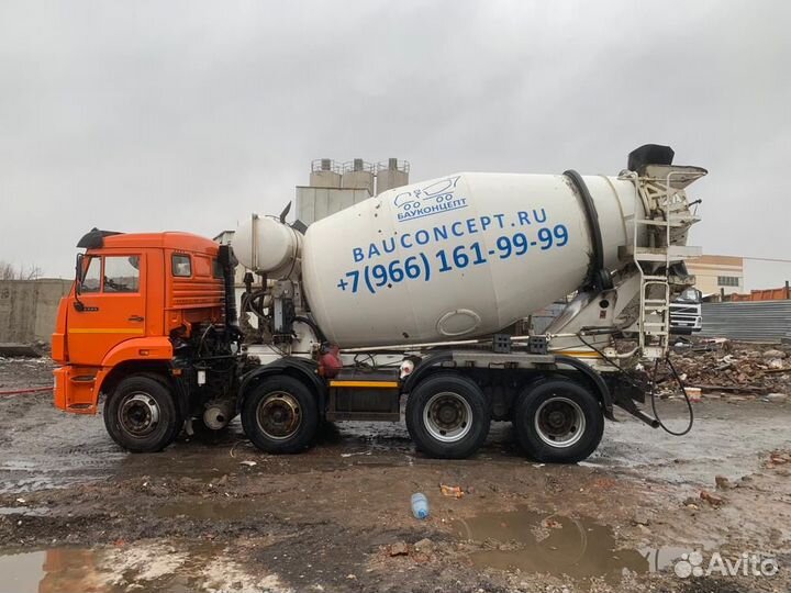 Автобетоносмеситель КамАЗ 6540, 2020