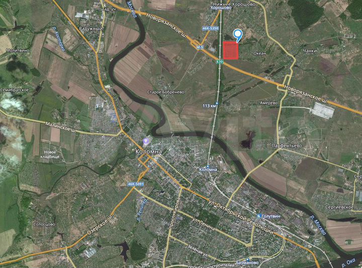 Участок 20,4 га (СНТ, ДНП)