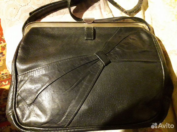 Сумка 40-50-х годов черная