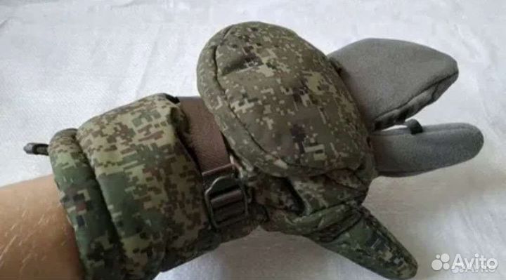 Флисовые рукавицы нового образца оригинал бтк
