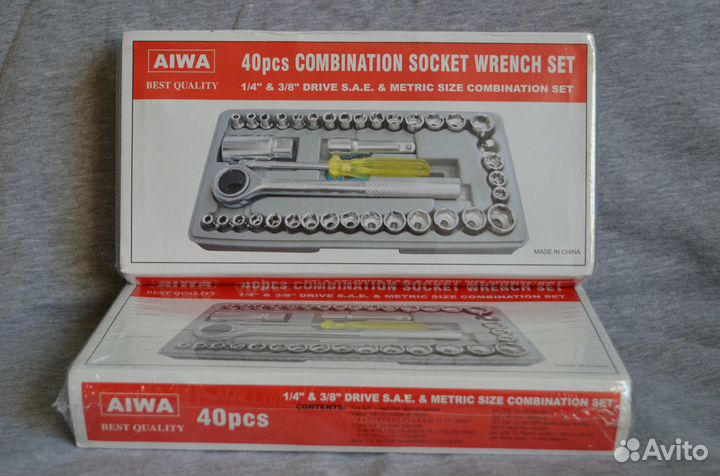 Набор торцевых ключей из 40 предметов aiwa