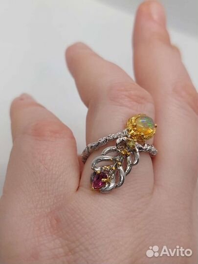 Кольцо с Камнем безразмерное