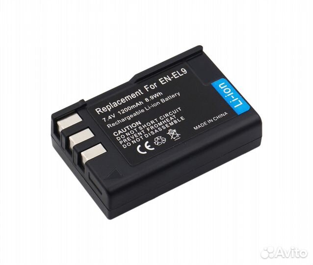 Акб EN-EL9 для Nikon D60, MH-23, D40X (1200mAh)