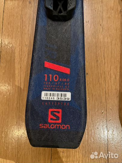 Горные лыжи детские 110 комплект