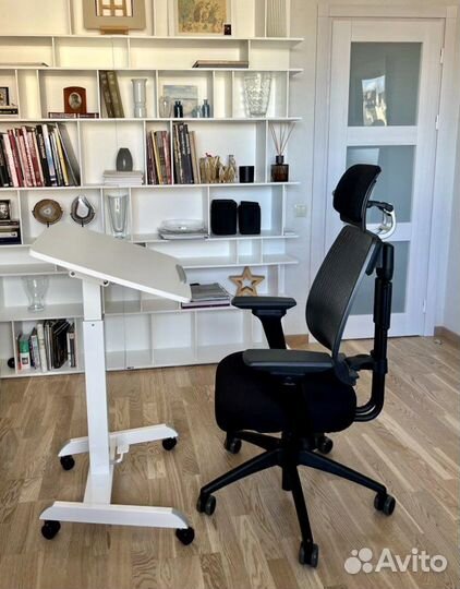 Компьютерный стол мобильный с наклоном