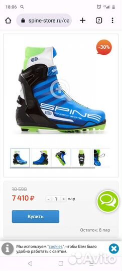 Лыжные ботинки