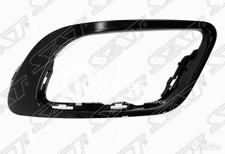 Молдинг оправы птф renault fluence 13-17 RH чёрный