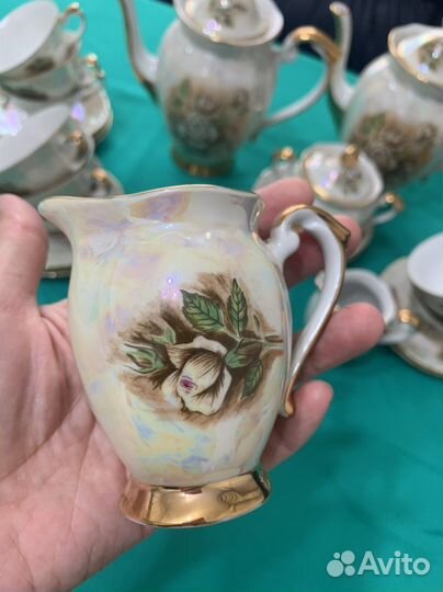 Сервиз кофейный костяной фарфор