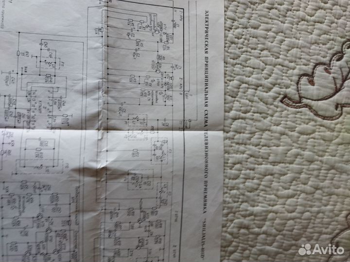 Схема портативного телевизора 