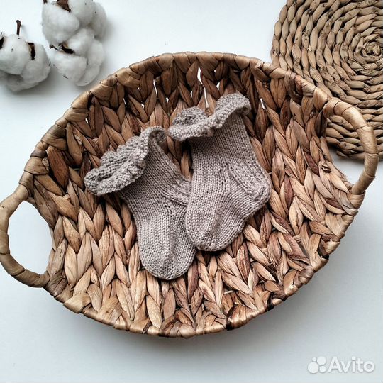 Носочки вязаные детские