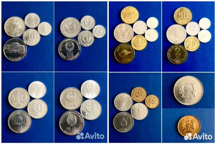 Наборы монет Азии и Ближнего Востока