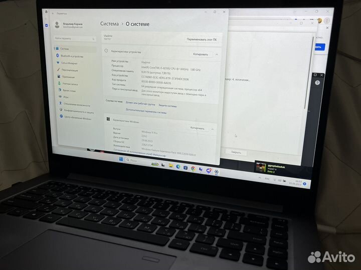 Xiaomi mi notebook pro 15.6 GTX 1050
