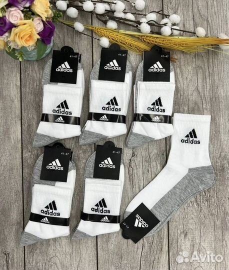 Кроссовки Adidas натуральная кожа