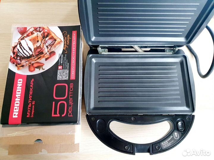 Вафельница Мультипекарь redmond rmb 611, 6 насадок